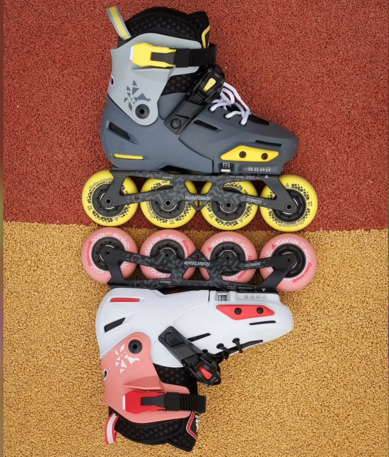 اسکیت برند رولربلید rollerblade مدل apex سایز متغیر