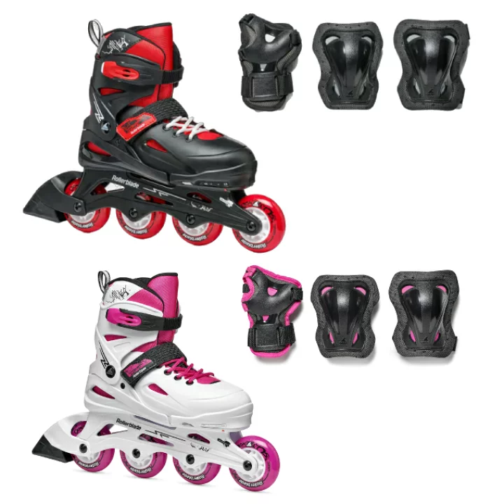 اسکیت برند رولربلید rollerblade مدل fury combo به همراه ست ایمنی