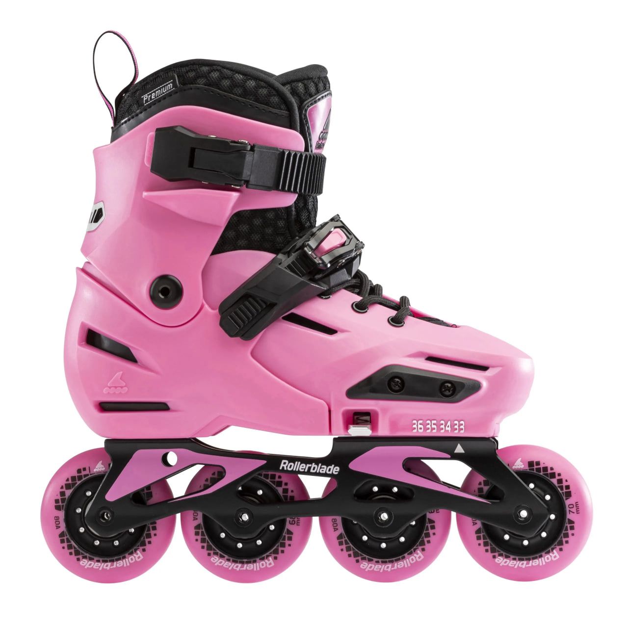 اسکیت برند رولربلید rollerblade مدل apex xc رنگ صورتی